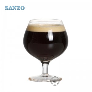 Sanzo Bar Beer Glass Ochelari de bere Mouthblow personalizați Sticla de bere personalizată